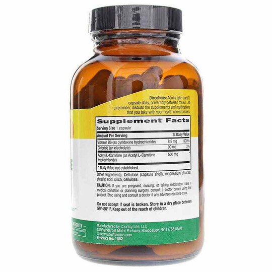 Acetyl L-Carnitine 500 Mg, CTL